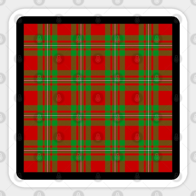 MacGregor Modern Plaid Tartan Scottish Sticker by ScottishShop